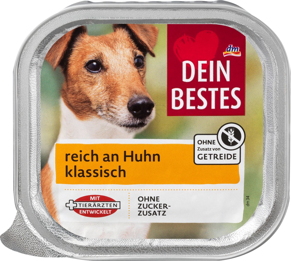 Dein Bestes honden Natvoer, rijk aan kip, 300 g