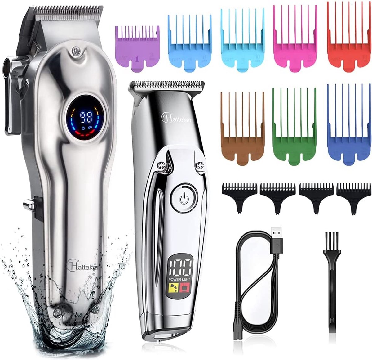 Tondeuse voor mannen - met verschilende opzetstukken - luxe tondeuse