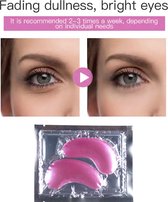 Collageen oogmasker 100 STUKS (50 paar) - gezichtsmaskers verzorging - anti wallen en donkere kringen – eye oog patches pads - Gezichtsverzorging tegen wallen - Eye pads tegen donkere kringen - Hydrogel Roze - eyepads