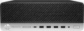 Ordinateur de bureau HP ProDesk 600 G3 à petit facteur de forme - Intel Pentium PC - 8 Go de RAM - 256 Go de SSD - Windows 10 Pro - Zwart/ Argent