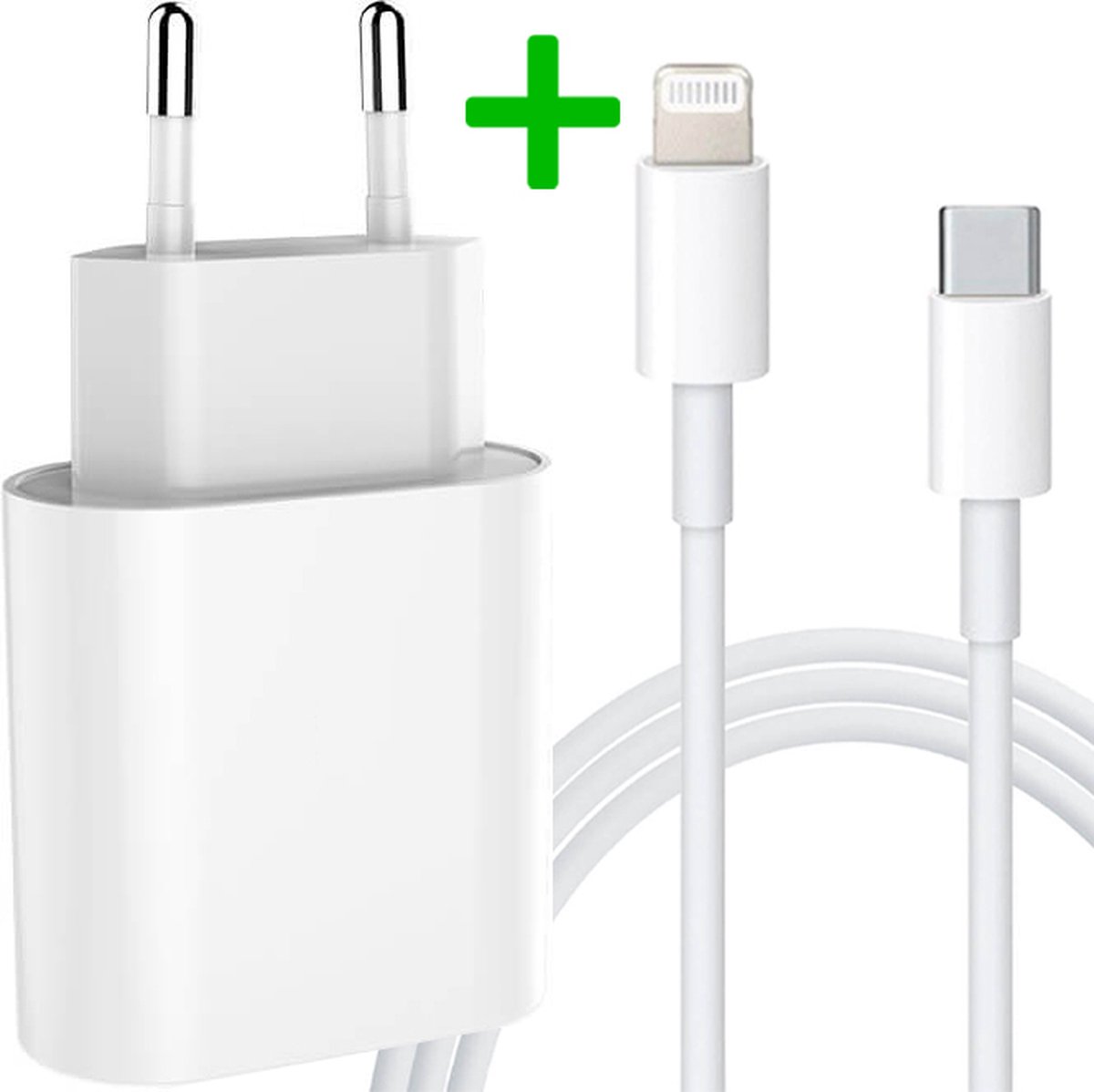 USBC iPhone Snellader SET met Kabel