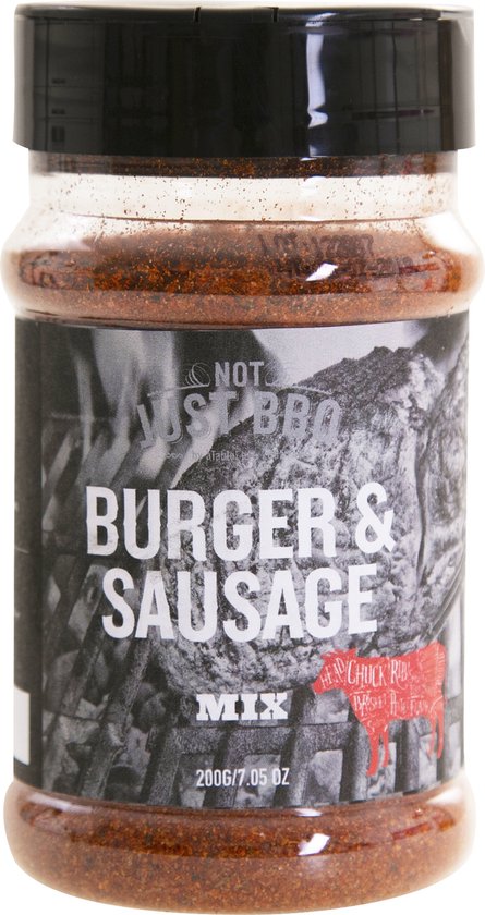Not Just BBQ Burger Sausage Rub 200 gram bol