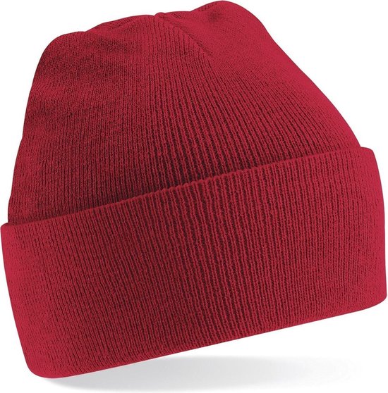 Jumada's mutsen - Polyester - Bright rood - Cuffed - Mode - Hoofdmode - One size