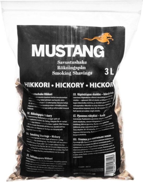 Mustang Koud Rookmot Hickory 3L