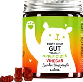 Bears with Benefits - Trust Your Gut Vitamin | Probiotica metabolisme met appelciderazijn, vitamine C en E - voor darmwelzijn en ontgifting - Veganistische gummiberen zonder toegevoegde suiker - maandelijkse voorraad van 60 stuks
