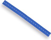 Riem blauw elastiek 50 x 4 cm voor kniebeschermers