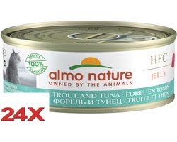 Almo Nature HFC - Kattenvoer - Jelly Forel & Tonijn - 24x70g