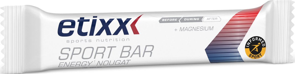 Etixx Performance Sport Bar + Magnesium Reep Energy \'nougat 40gr