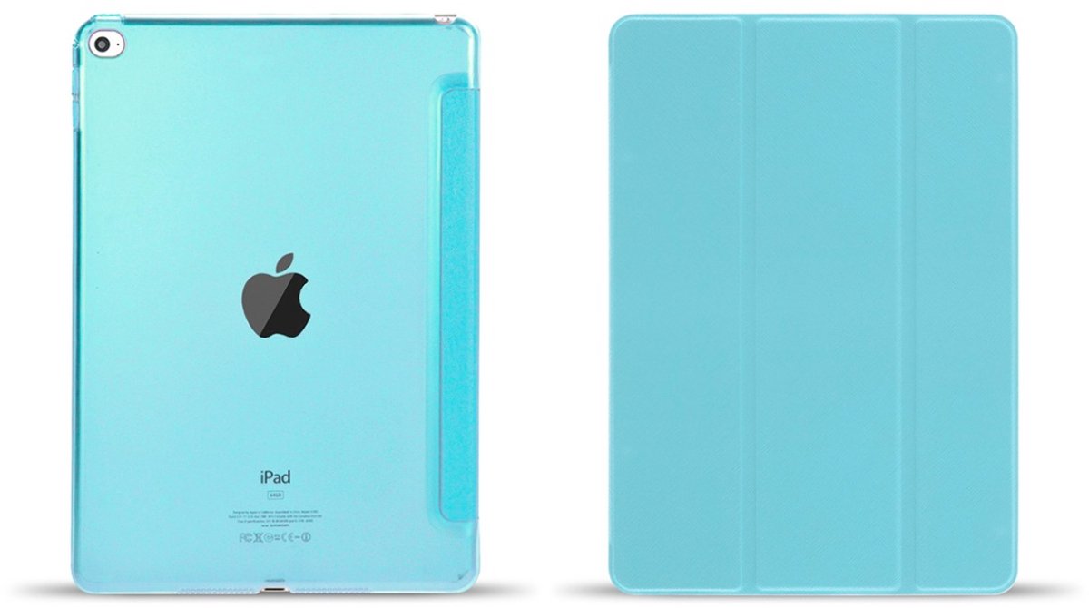 Apple iPad 2/3/4 Flip Cover met zachte binnenzijde - Blauw