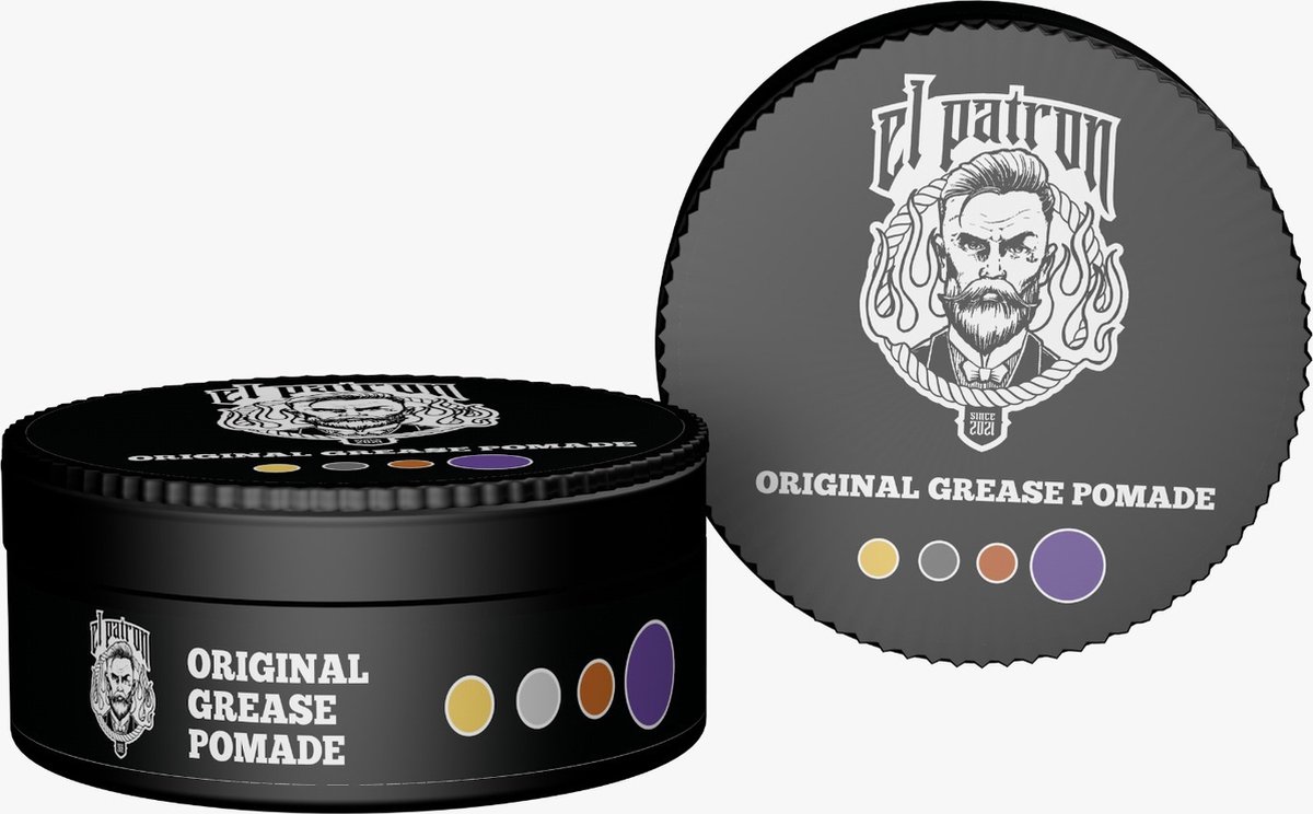 Pomade grease purple