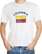 Colombia t-shirt met vlag S
