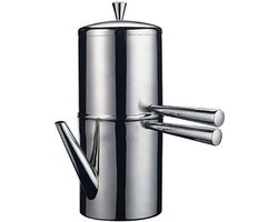 Ilsa Napoletana - Cafetière - RVS - 3 kops