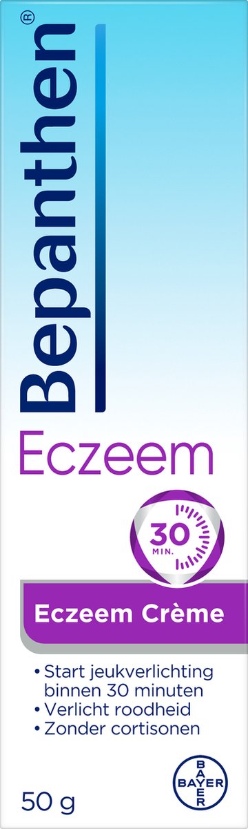 Bepanthen Eczeem Creme - verlicht jeuk en roodheid - mild tot matig atopisch eczeem - 50 gram - Bepanthen