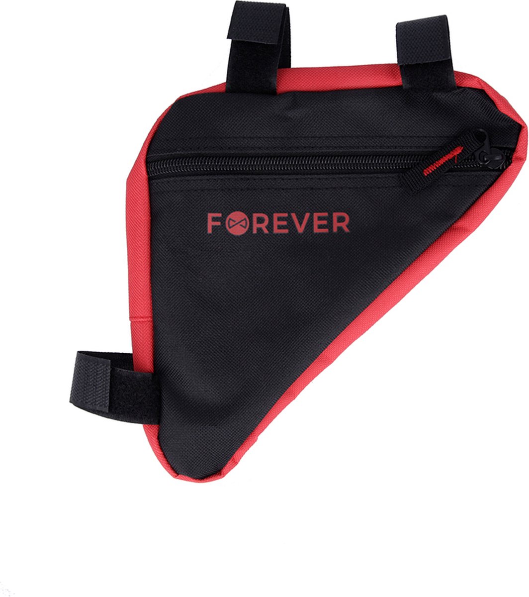 Forever FB-100 - Outdoor frame fietstas 1l - zwart/rood