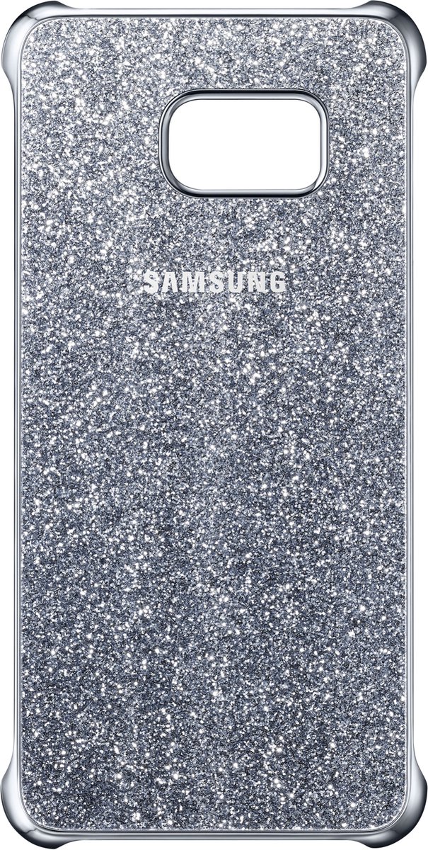 Samsung Glitter Cover voor Samsung Galaxy S6 Edge Plus - Zilver