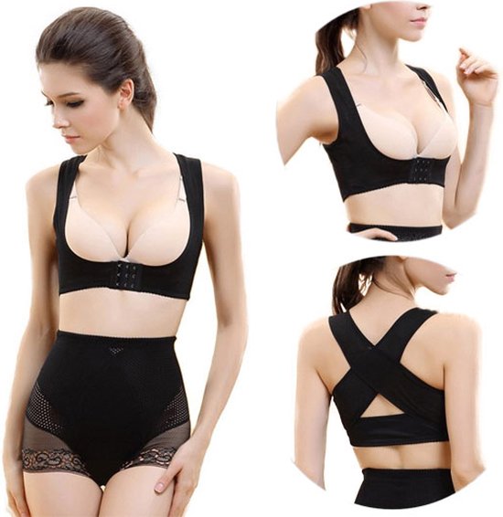 Dames Rugband - maat M - beige