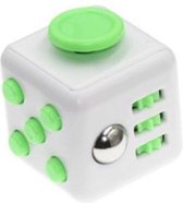 Fidget cube | Fidget Toys | Friemelkubus | Wit/groen