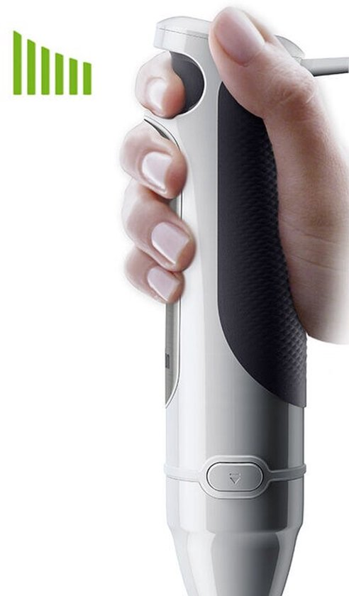 Braun MultiQuick7 MQ7035I 5 Year Service, Power 1000 W, Hand Blender, Splash Control Technology, Steel Whisk, 500 ml, BPA-Free Cup 600 ml, White