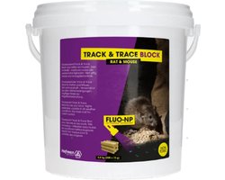 Hofman Animal Care Track & Trace Block Fluo-NP 4.8KG (320 blokken - 15gr.)