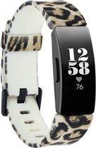 Nylon Smartwatch bandje - Geschikt voor Lucky Leopard Fitbit Inspire bandje - Strap-it Horlogeband / Polsband / Armband