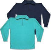 Duo Pack Jongens Sweatshirt Donker Blauw / Licht Blauw