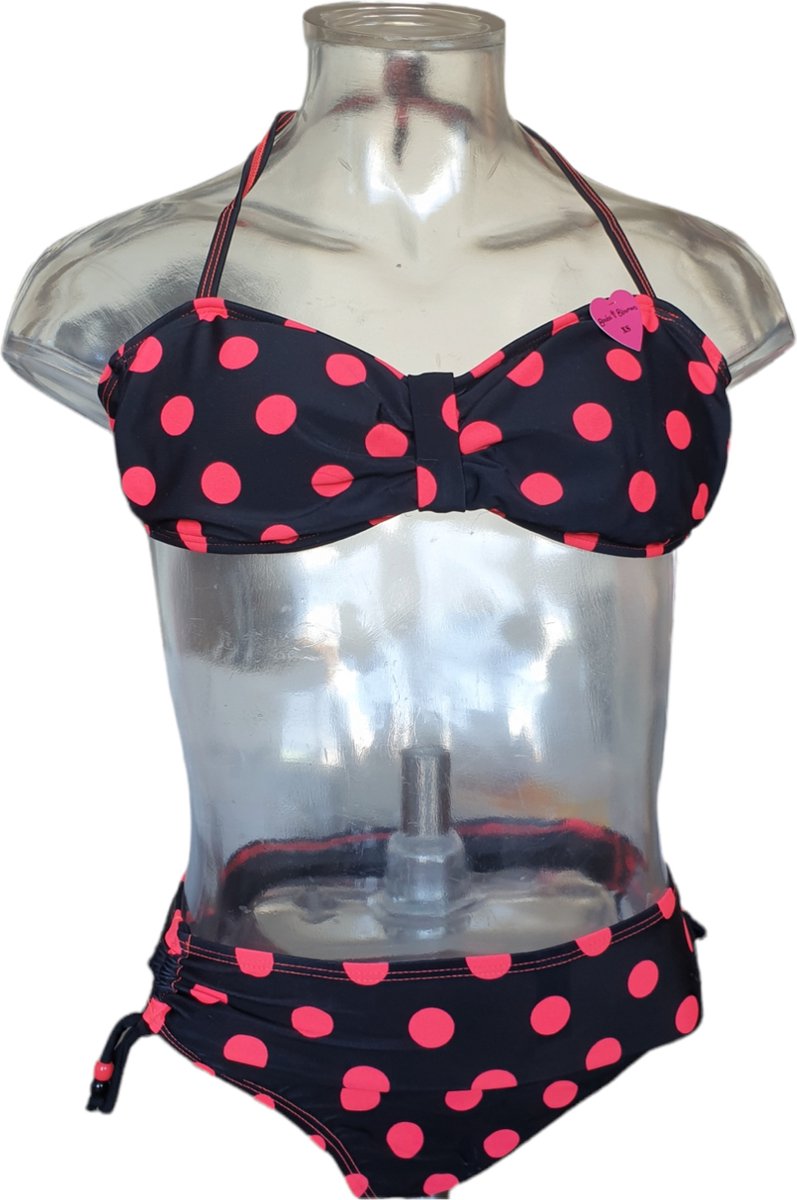 Boobs en Bloomers zwart/rood dots bikini Pien
