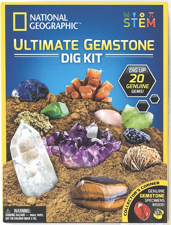 National Geographic - Ultimate Gemstone Dig Kit - Experimenteerset | bol.com