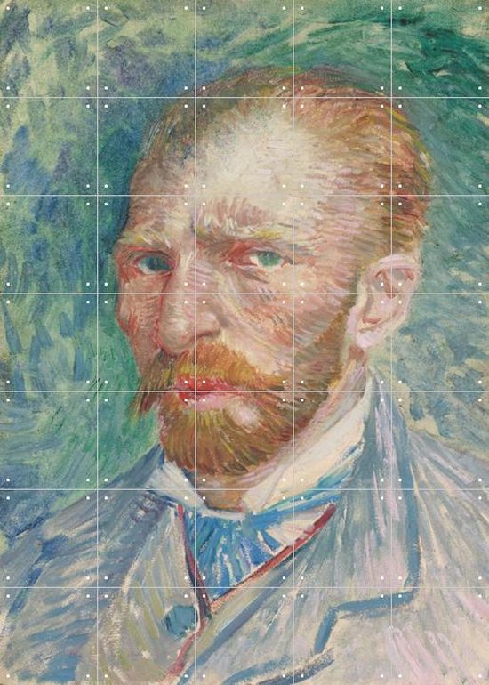 IXXI Zelfportret 1887 - Vincent van Gogh - Wanddecoratie - 140 x 100 cm |  bol.com