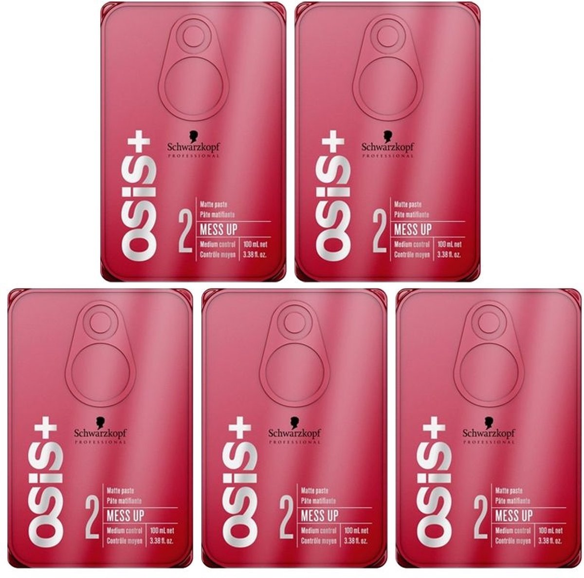15X Schwarzkopf Osis Mess Up Paste 100ml