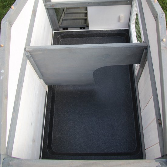 Konijnenhok voor Buiten - Kippenhok - Knaagdieren Kooi - Cavia Kooi - Dierenverblijf - 145 cm