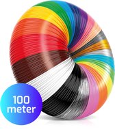 3D Pen Vullingen -  100 meter - 20 Kleuren van 5 Meter - 1.75mm PLA Filament