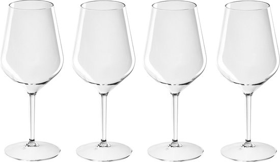 MyDrinkglass | Plastic Wijnglazen | 4 Stuks | Wijnglazen Witte Wijn |... |