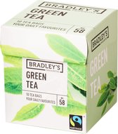 Bradley's | Favourites | Green Tea n.58 | 6 x 10 stuks