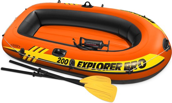 Intex Explorer Pro 200 Opblaasboot - 2 Persoons - Oranje | bol.com