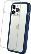 Rhinoshield Hoesje geschikt voor Apple iPhone 13 Pro Max Telefoonhoesje Hardcase | Rhinoshield MOD NX Backcover Shockproof | Schokbestendig iPhone 13 Pro Max Telefoonhoesje | Anti Shock Proof - Navy Blue | Transparant, blauw