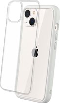 Apple iPhone 13 Hoesje - Rhinoshield - MOD NX Serie - Hard Kunststof Backcover - Transparant / Wit - Hoesje Geschikt Voor Apple iPhone 13