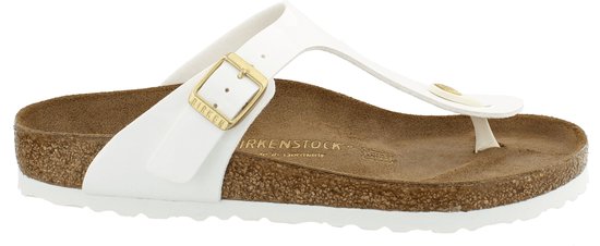 Birkenstock Gizeh Slippers - Maat 36 - Vrouwen - wit | bol.com