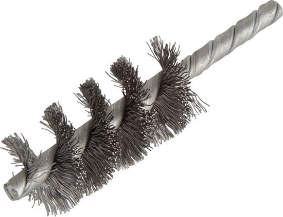 kwb brosse métallique ronde / brosse cylindrique, fine, ondulée