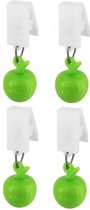 Tafelkleedgewichtjes appels - 4 stuks - tafelkleed gewichten - appeltjes groen tafelkleed gewichtjes