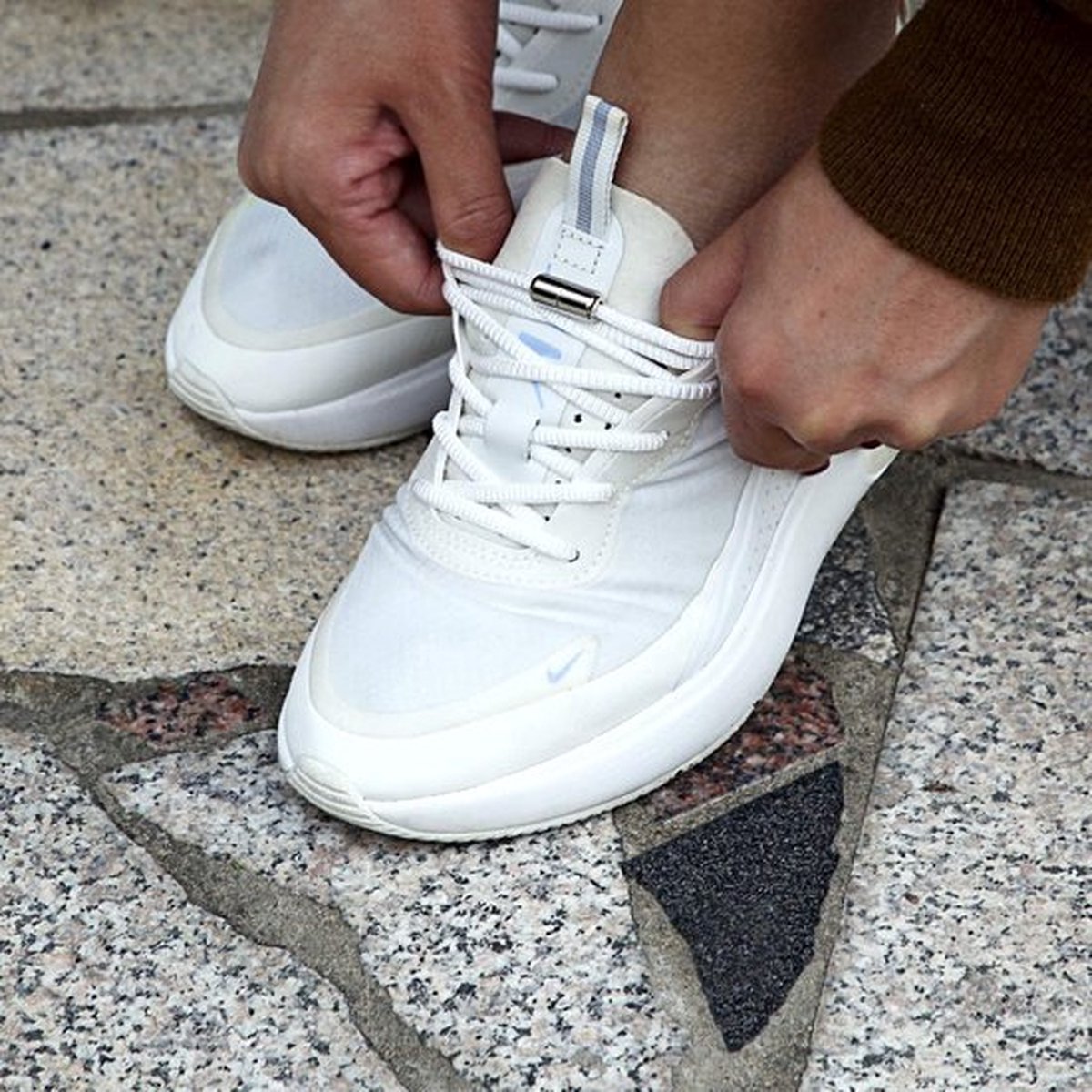 Elastische Schoenveters voor Sneakers - 2 Paar - Geen Strikschoenveters Elastische Schoenveters voor Sneakers - 2 Paar - Geen Strikschoenveters