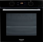 HOTPOINT FA2 540 P BL HA - Ingebouwde elektrische multifunctionele oven - Roterende warmte - 66L - Pyrolyse - Zwart