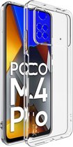 IMAK UX-5 Xiaomi Poco M4 Pro 4G Hoesje Flexibel TPU Transparant