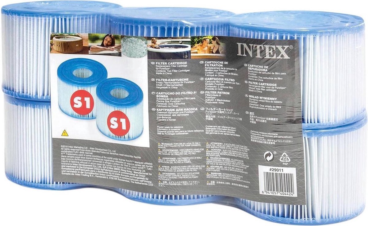 S-1 Intex Pure Spa Filter opblaas bubbelbad jacuzzi