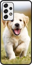 ADEL Siliconen Back Cover Softcase Hoesje Geschikt voor Samsung Galaxy A53 - Labrador Retriever Hond