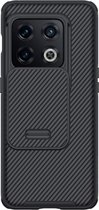 Telefoonhoesje geschikt voor OnePlus 10 Pro - Nillkin CamShield Pro Case - Zwart