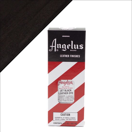 Angelus Leather Dye - Indringverf - voor leer - 90 ml - Zwart