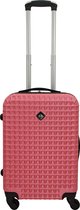 SB Travelbags Handbagage koffer 55cm 4 wielen trolley - Roze
