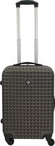 SB Travelbags Handbagage koffer 55cm 4 wielen trolley - Donker Grijs