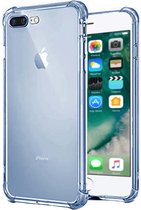 Smartphonica iPhone 7/8 Plus transparant siliconen hoesje - Blauw / Back Cover geschikt voor Apple iPhone 7 Plus;Apple iPhone 8 Plus