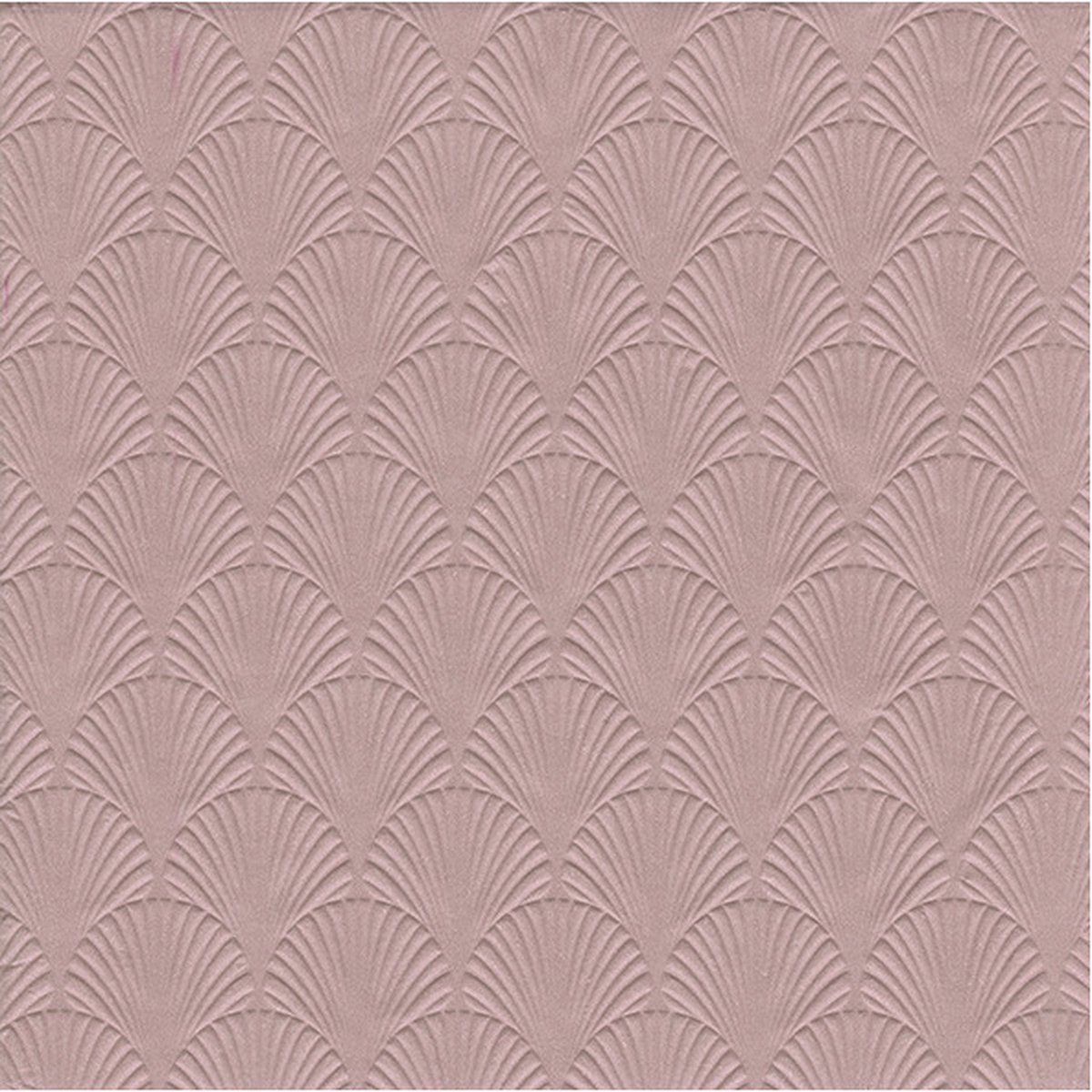 Ihr Servet Luxe - 16x - 3-laags - met schub patroon - oud roze - 33 x 33 cm